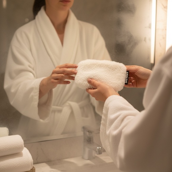 Apparis White Faux Fur Clutch - Picture 3 of 5